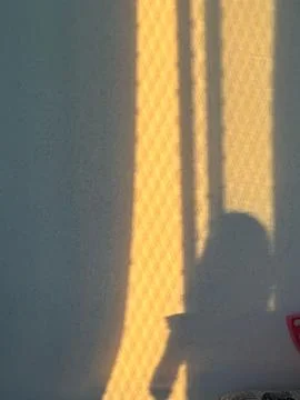 Soft shadow at dawn Stock Photos