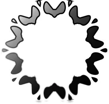 Soft Shape Clean Abstract Rounded Shapes for Branding and Web Design イラスト素材