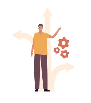 Soft skill for business concept collection. Vector flat character illustratio Stock Illustration