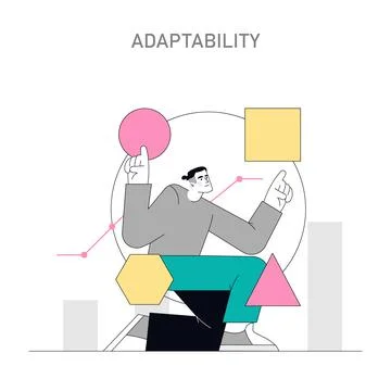 Soft Skills Flat Vector illustration. Stock Illustration