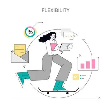 Soft Skills Flat Vector illustration. Stock Illustration