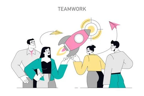 Soft Skills Flat Vector illustration. 스톡 일러스트
