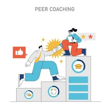 Soft Skills Training. Flat Vector Illustration Stock Illustration