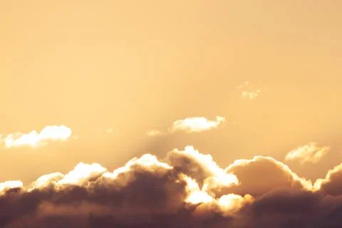 Soft sky background at dawn Stock Photos