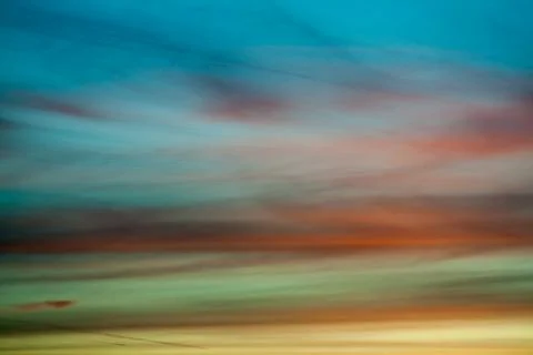 Soft sky background at dawn Foto stock