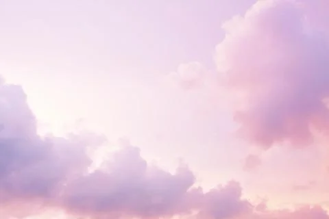 Soft sky background at dawn Stock Photos