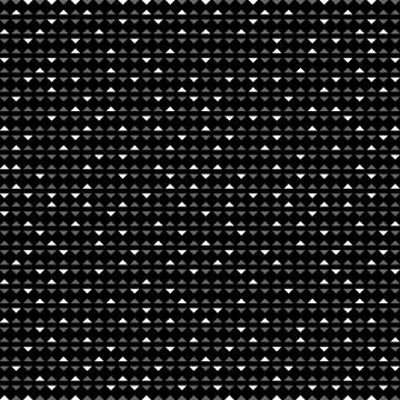 Soft small of dimension triangle patterns on black background mixed size Illustrazione stock