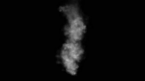 Soft smoke motion on dark backdrop Stock Footage 158199129