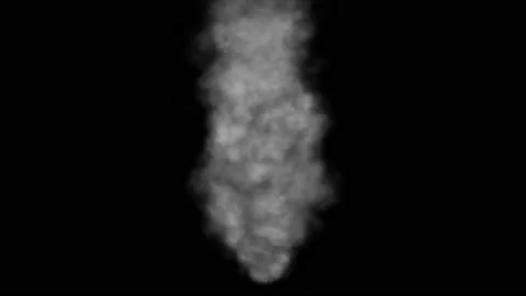 Soft smoke motion on dark backdrop Stock Footage 158199131