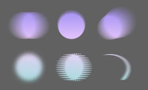Soft, smooth, and blurry effect with round shapes. Abstract design elements.. Stock Photos