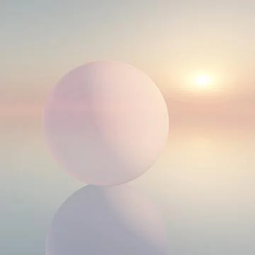 Soft Sphere Background Stock Illustration