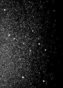 Soft sprayed graffiti background in white on black Stock Illustration