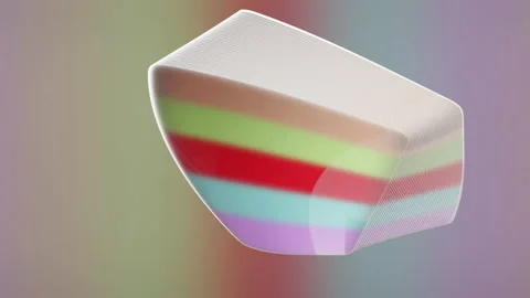 Soft squishy soapy gel changes shape for background 動画素材 232248831