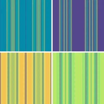 Soft striped pattern bundle tailored for children products. Gentle lines va.. Illustrazione stock