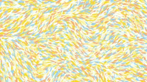Soft Sunlight Pearl Abstract Animation - Pale Gold and White Brush Strokes Stock Footage 335332709
