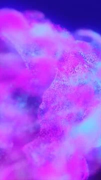 Soft swirling cloud of pink and blue particles blending together in a dream.. Stock Illustration