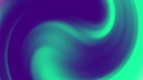 Soft swirls blend deep purple with bright teal Stock Footage 333465498