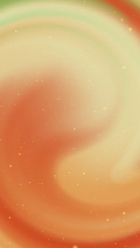 Soft swirls blend warm peach, cream, and mint Stock-Footage 332854230