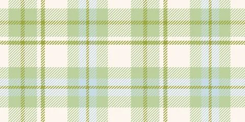 A soft tartan plaid pattern with light green and blue hues combined with whit Stock Illustration