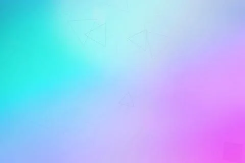 Soft teal and pink gradient background with subtle geometric outlines, crea.. イラスト素材