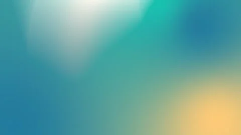 Soft teal, blue, and yellow gradient blend. Seamless loop background. 4K. Stock Footage 309701084