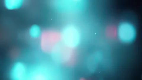 Soft Teal Bokeh Glow Background Stock Footage 328294144