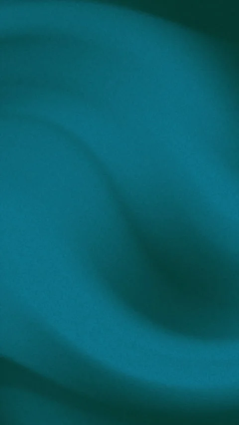 Soft teal fabric flows with gentle curves Stock Footage 337086851