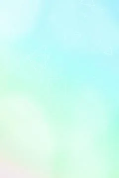 Soft teal gradient with subtle outlined squares and triangles, creating a c.. Illustrazione stock
