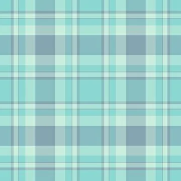 Soft teal plaid pattern, a classic check design. Ideal for textile prints, ba Illustrazione stock