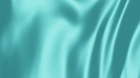Soft Teal Satin Cloth motion with Delicate Light Reflections Stock Footage 340321683