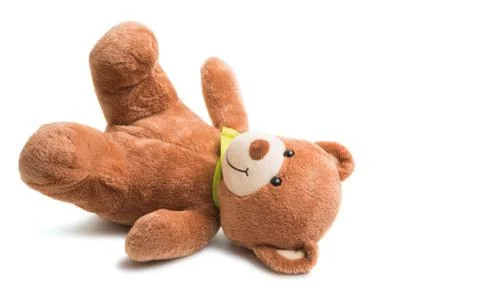 Soft teddy bear isolated Stock Photos