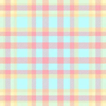 Soft textile pattern background, pixel fabric tartan texture. Faded vector .. Stock Illustration