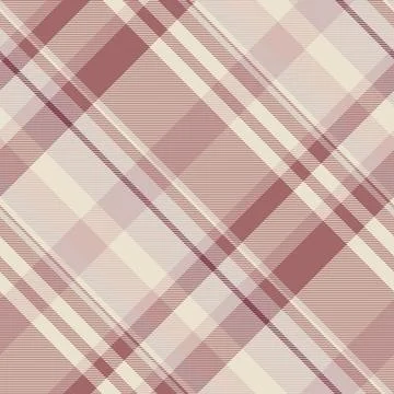 Soft texture fabric plaid, neutral background check seamless. Herringbone t.. Stock Illustration
