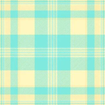Soft, textured plaid pattern in pastel turquoise and cream. Ideal for backg.. Illustrazione stock