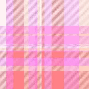 Soft, textured plaid pattern in various shades of pink. Ideal for backgrounds Illustrazione stock