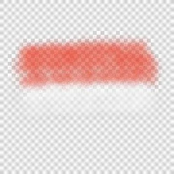 Soft Textured Sponge Brush Red White Flag Stock Illustration