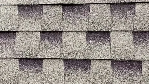 Soft tiles. roofing material in gray. video Stock Footage 166465851