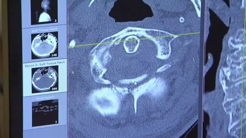 Soft tissue neck. Stock Footage 133178722