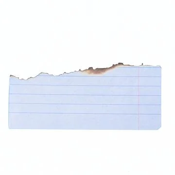 Soft torn lined notebook paper Stock Photos
