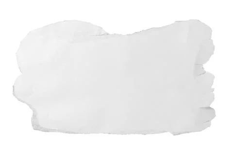 Soft torn white paper texture Stock Photos