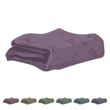Soft towel color icon vector graphic Stock Illustration