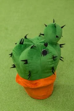 Soft toy cactus Stock Photos