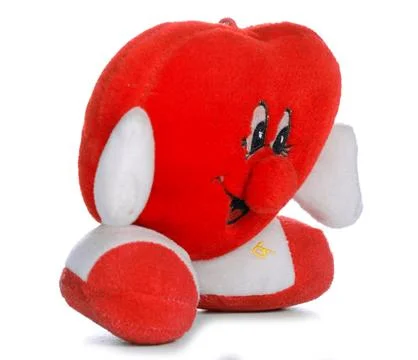 Soft toy heart Stock Photos