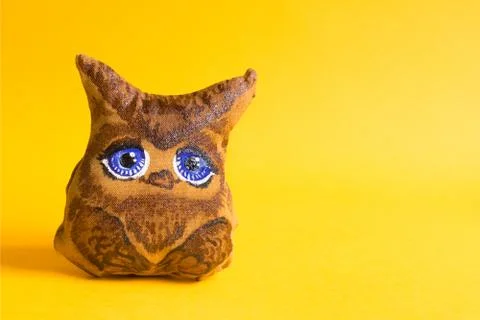 Soft toy owl Stock Photos