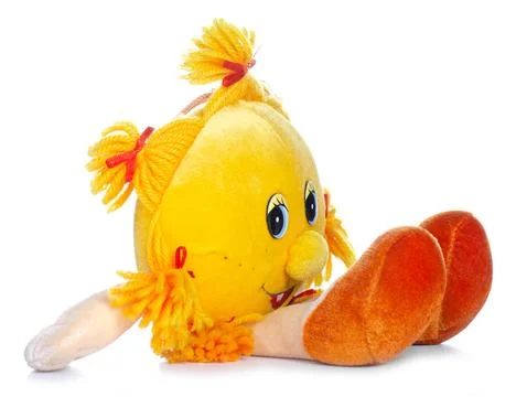 Soft toy sun Stock Photos