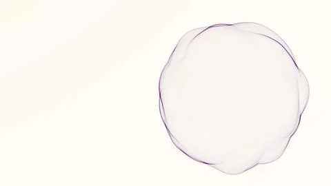 Soft translucent pastel circle on a light background, a clean airy abstract.. Stock Illustration