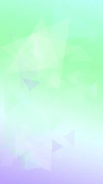 Soft translucent triangles create a mint green and aqua geometric abstract .. Illustrazione stock