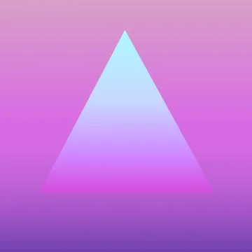 Soft triangle abstract shape soft gradient blur background 스톡 일러스트