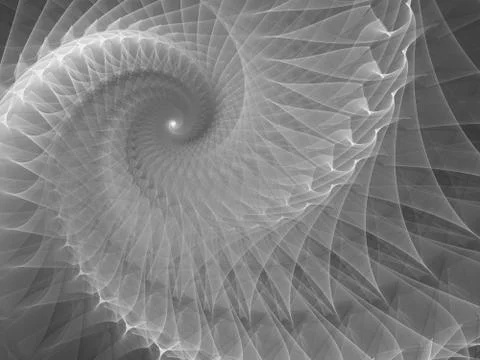 Soft triangle spiral Stock Illustration