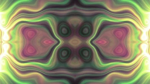 Soft turbulent ornamental light rays kaleidoscope ethnic tribal psychedelic Stock Footage 86550091